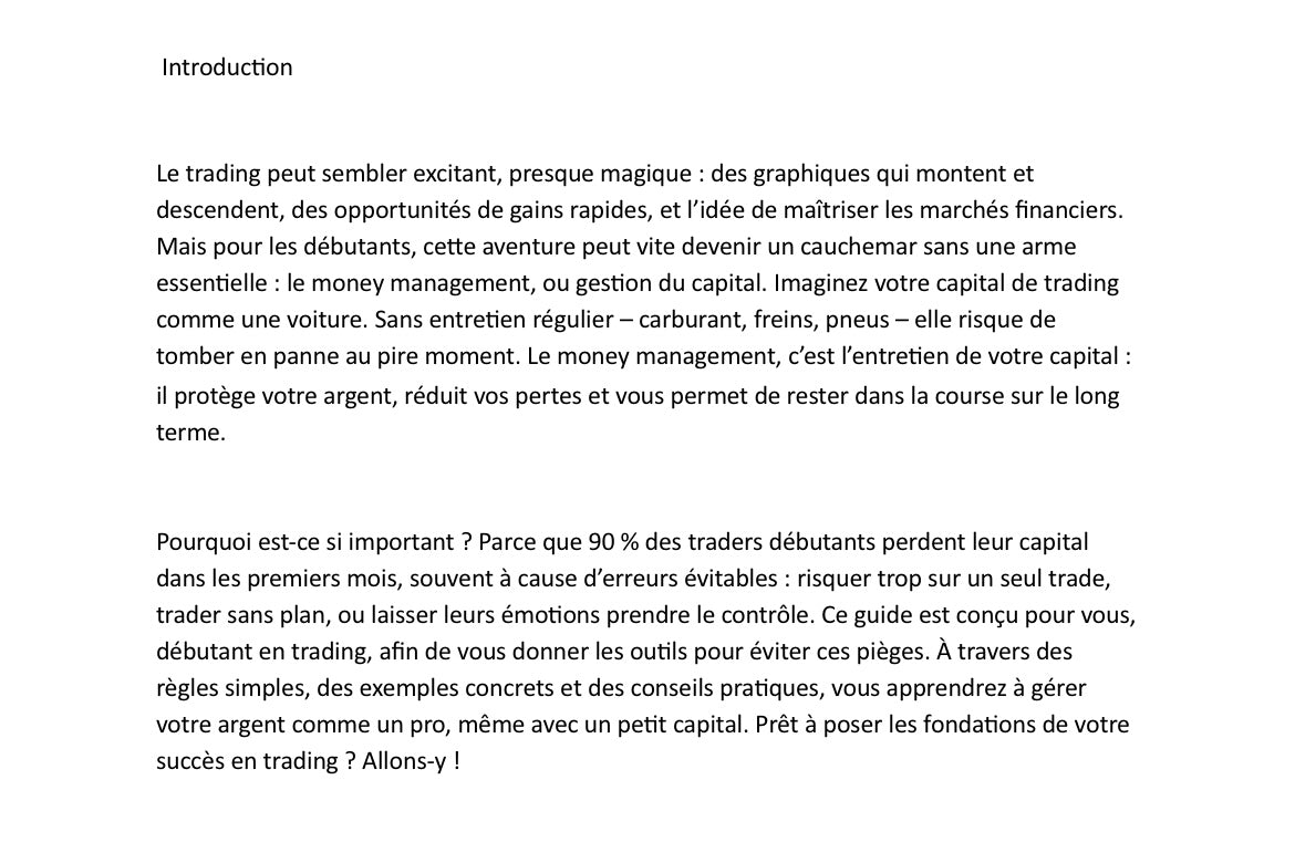 Maîtriser son Money Management : La Clé pour Réussir en Trading