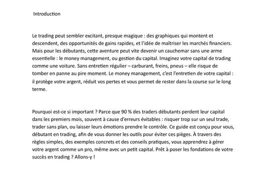 Maîtriser son Money Management : La Clé pour Réussir en Trading